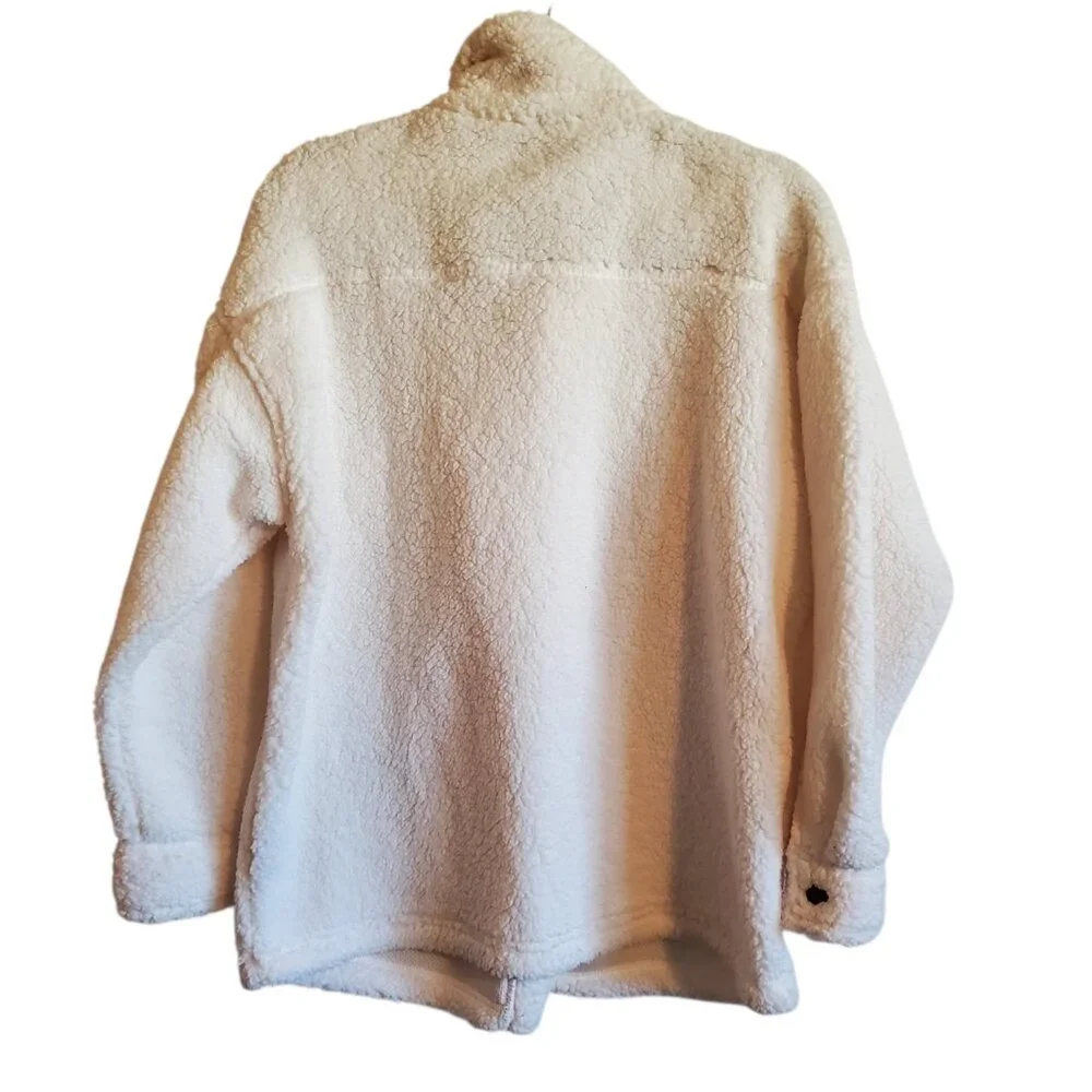32 Degrees Heat Women's Sherpa Teddy Shirt Jacket S/L